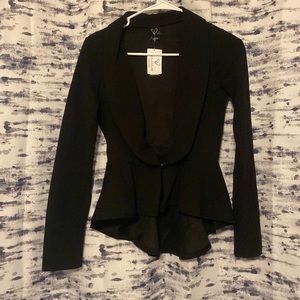 Windsor black flare blazer